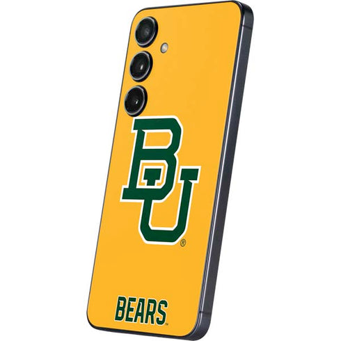 Baylor University BU Yellow Galaxy S25 Skin